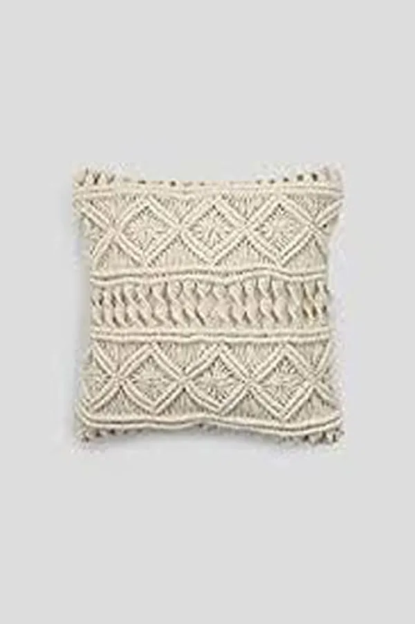 White_Awesome_Cushion_Cover_Macrame_Handmade_Knit_Pillowcases_Floor_Cushion_Cover_Of_Cotton_1_Pc_(16"_X_16"_Inches)-Mc001