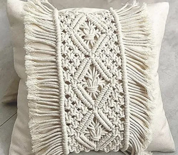 White_Awesome_Cushion_Cover_Macrame_Handmade_Knit_Pillowcases_Floor_Cushion_Cover_Of_Cotton_1_Pc_(16"_X_16"_Inches)