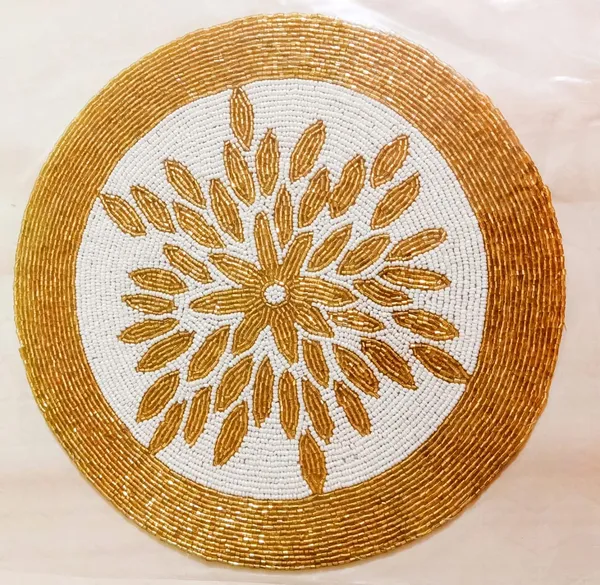 Multicolor_Jacquard_Cotton_Dining_Table_Mats_5_Pieces_With_Runner_-(Set_Of_5_,One_Runner_Nd_4_Placemats)_(Mats-_14"_X_12"_And_Table_Runner-_36"_X_13",)