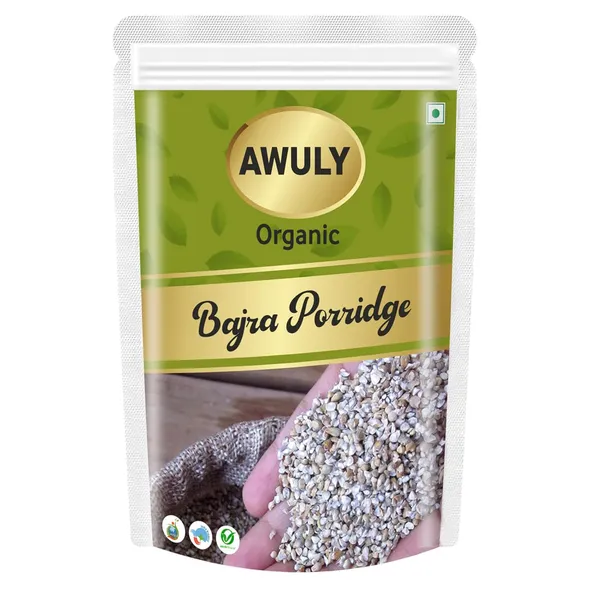 AWULY_Organic_Desi_Bajra_Daliya/Bajri_Khichdi_(Pearl_Millet)_|_Rich_in_Dietary_Fibres_|_Free_from_Sugar,_Cholestrol,_Chemical_Free_&_Pesticides_Free_|_Naturally_Gluten-free_(500)