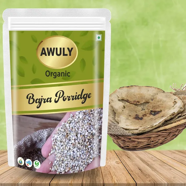 AWULY_Organic_Desi_Bajra_Daliya/Bajri_Khichdi_(Pearl_Millet)_|_Rich_in_Dietary_Fibres_|_Free_from_Sugar,_Cholestrol,_Chemical_Free_&_Pesticides_Free_|_Naturally_Gluten-free_(500)