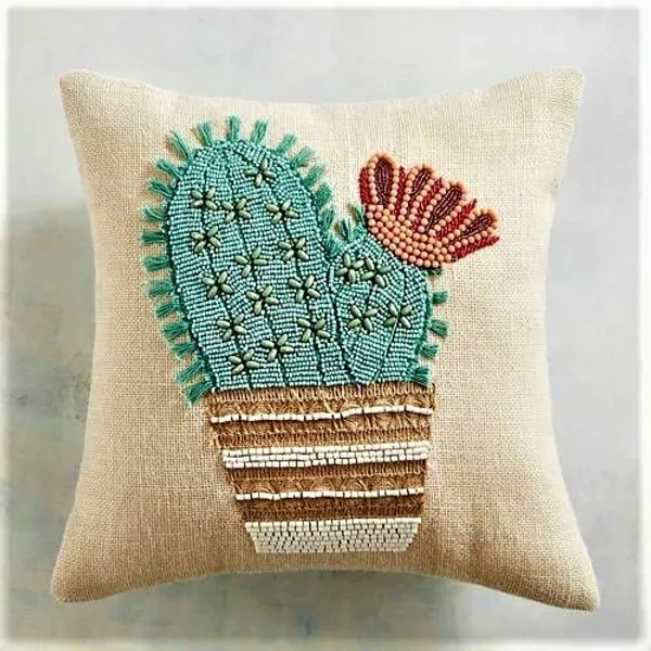 Multicolor_Beaded_Cushions_&_Pillow_Case_(40.64_Cm_X_40.64_CmCactus_Printed_Cushions_&_Pillows