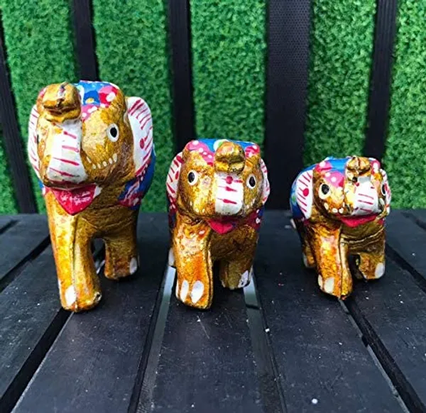 Gold_Handcrafted_Set_Of_3_Showpiece_Elephant_For_Decoration_For_Office,_Home_And_Gift_Purpose_Birthday,_Occasional_Nd_Thankasgiving_Party_(20X10Cm,15X_8Cm,14X8_Cm)_Golden_Yellow