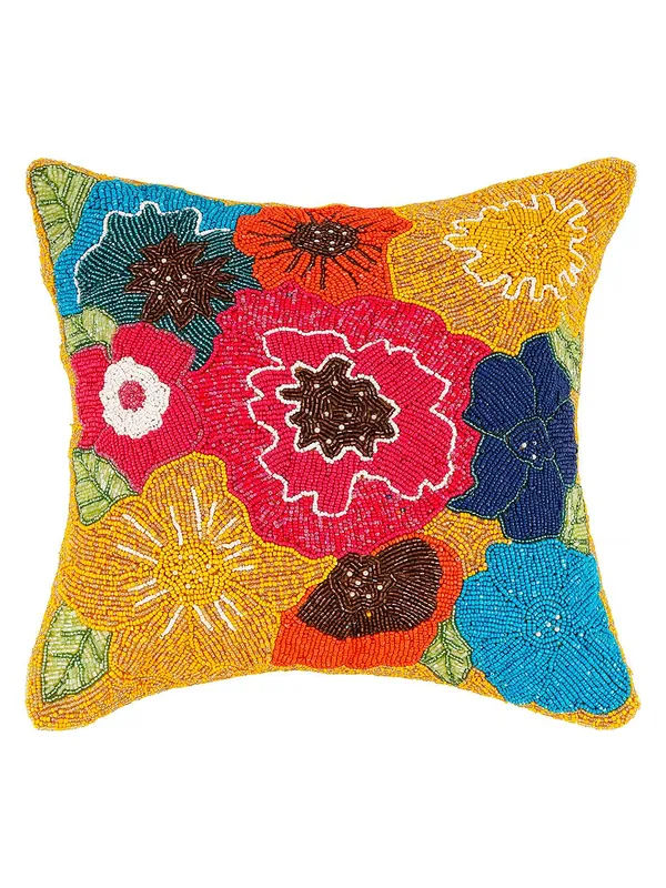 Multicolor_Printed_100%_Beaded_Cushion_Covers_Cushion_Case_Pillowcases_16X16_Inches_(40X40_Cms)_Throw_Pillow_Sham_Floral_Cushion_Covers_For_Sofa_Couch_Bed_Chair_Pack_Of_2