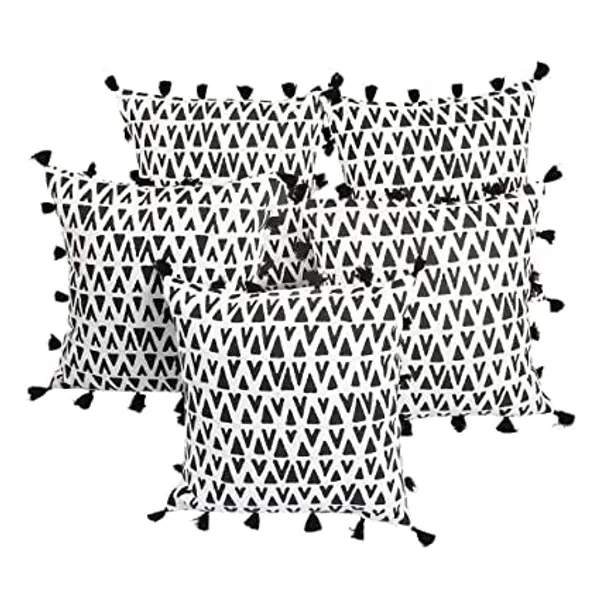 Multicolor_Luxury_Pure_Cotton_Black_And_White_Ethnic_Print_Cushion_Covers,_40X40_Cm(16X16_Inch)_Pillow/Sofa_Bedroom,_Living_Room,_Office_Cushion_Cover_Set_Of_3