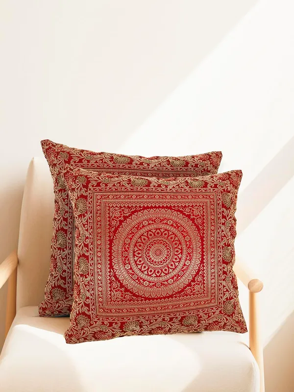 Brown_Silk_Brocade_Embroidery_Silk_Cushion_Nd_Pillow_Covers_(16_X16_Inch)_For_Sofa_Bedroom_Bedroom,_Living_Room,_Office_Pack_Of_2