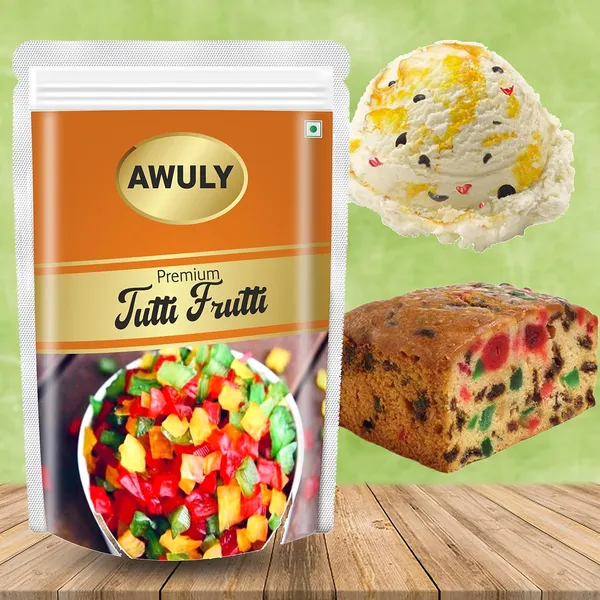 AWULY_Fresh_and_Natural_Tutti_Frutti_Mix_Pack_(Cherries_Fresh_Fruits)_Tutti_Fruit_Tuttiy_Frutti_Topping_for_cakes_Decoration,_ice_cream,_Bread_and_Pastries_(500gm)