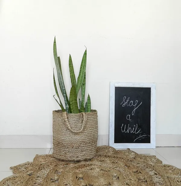 Brown_Modern_Jute_Planter,_Basket_/Plant_Pot_Cover_Storage_Basket,_For_Home_Office_Outdoor_Indoor_Gift_(Single_)(Height_30Cm,_Width_30_Cm)_Multi-Purpose_Use_For_Bathroom_Living_Room_10X12