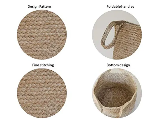Brown_Modern_Jute_Planter,_Basket_/Plant_Pot_Cover_Storage_Basket,_For_Home_Office_Outdoor_Indoor_Gift_(Single_)(Height_30Cm,_Width_30_Cm)_Multi-Purpose_Use_For_Bathroom_Living_Room_10X12