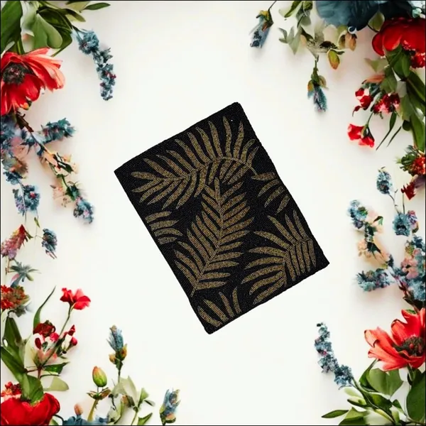 Black_&_Gold_Awesome_Washable_Floral_Cotton_Cloth_Designer_Jacquard_Vintage_Placemat_For_Dining_Room_(Square_Mats-_14"_X_12")-_Black_&_Gold_Square