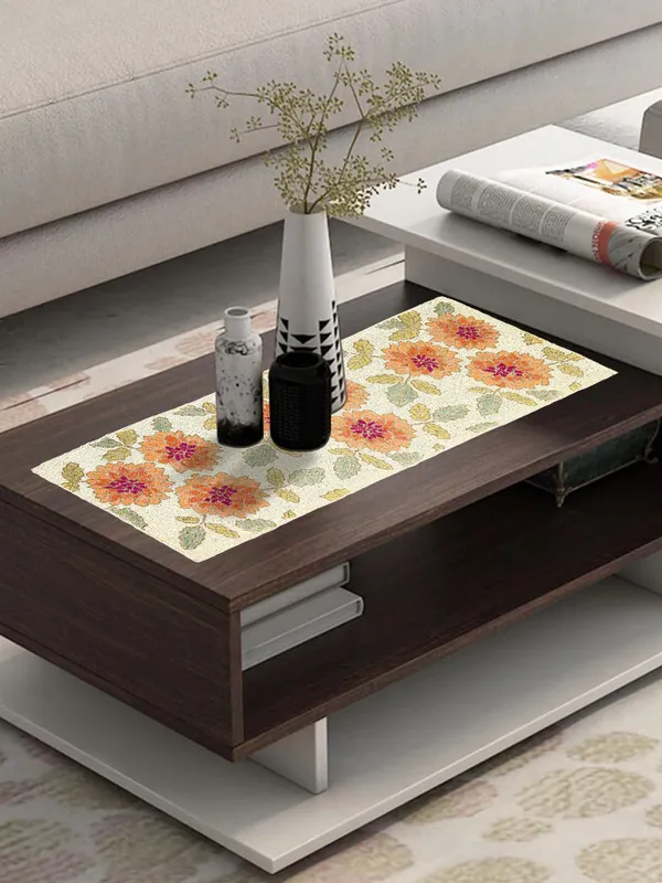 White_Premium_Handcraf_Beautiful_Beaded_Table_Runner_Craftsmanship_(13_*_36_Inch_)