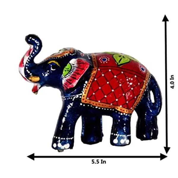 Gold_Handcrafted_Set_Of_2_Showpiece_Elephant_For_Decoration_For_Office,_Home_And_Gift_Purpose_Birthday,_Occasional_Nd_Thankasgiving_Party_(20X10Cm,15X_8Cm,14X8_Cm)_Teal_Blue