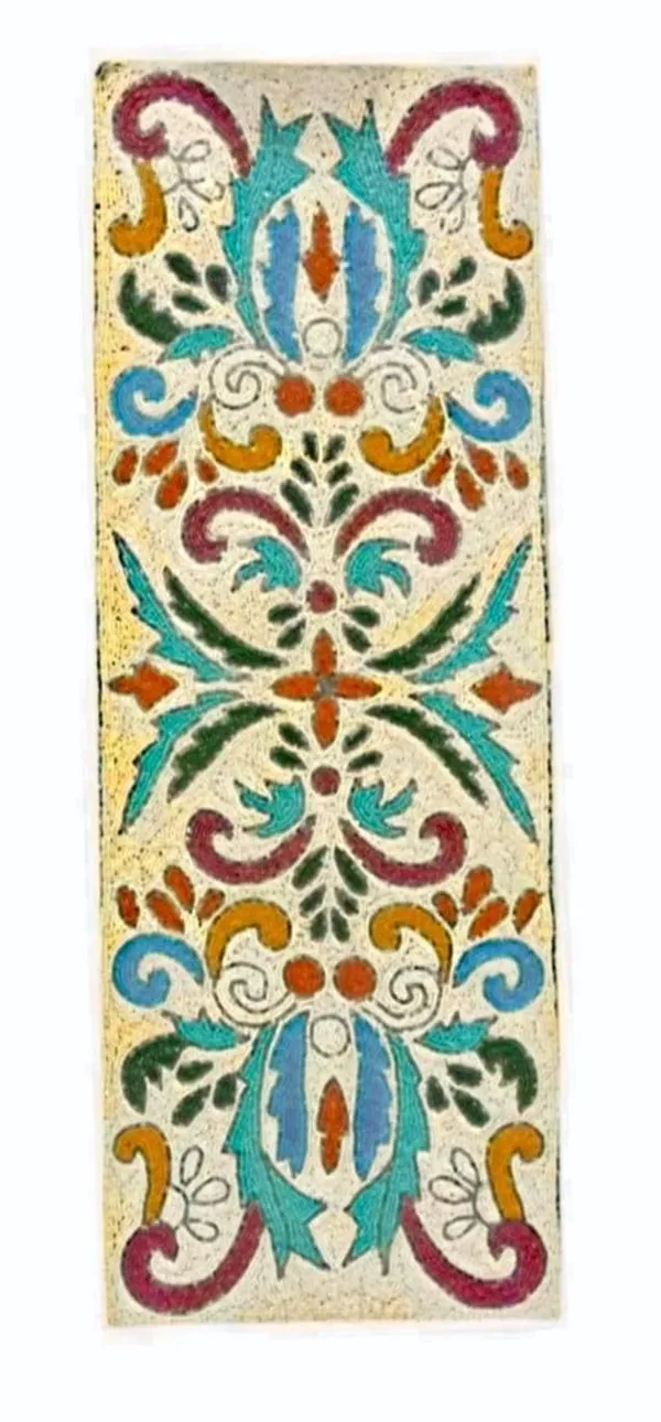 White_&_Purple_Premium_Handcraf_Beautiful_Beaded_Table_Runner_Craftsmanship_(13_*_36_Inch)