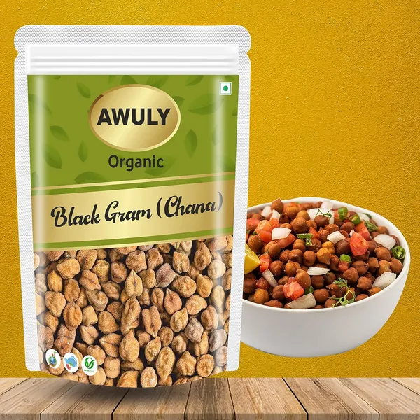 AWULY_Unpolished_100%_Vegan,_Gluten_Free_Organic_Kala_(Black_Chana)_|_Rich_in_Protein_|_No_Cholesterol_|_No_Additives_(500)