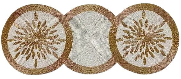 White_&_Purple_Premium_Handcraf_Beautiful_Beaded_Table_Runner_Craftsmanship_(13_*_36_Inch_)