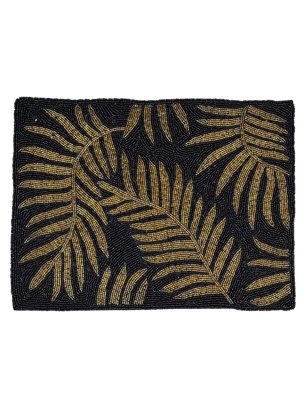 Black_And_Grey_Cotton_Placemats,_Printed_Design,14_Inch_Rectangular,_Best_For_Bed-Side_Table/Center_Table,_Dining_Table/Shelves