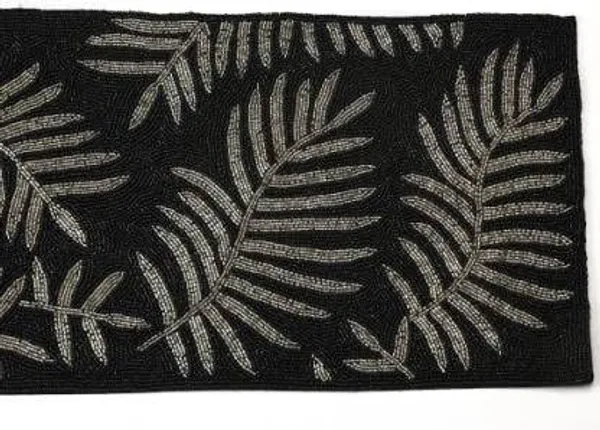 Black_And_Grey_Cotton_Placemats,_Printed_Design,14_Inch_Rectangular,_Best_For_Bed-Side_Table/Center_Table,_Dining_Table/Shelves