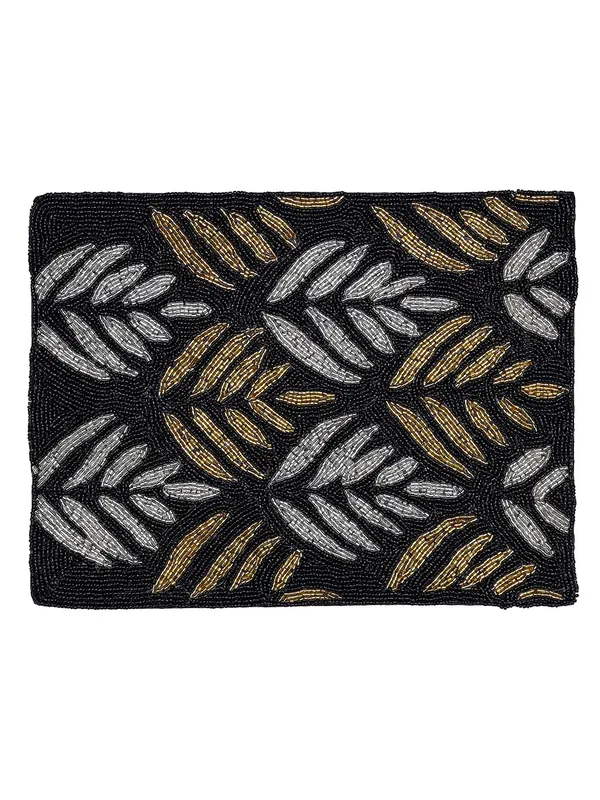 Black_Cotton_Placemats,_Printed_Design,14_Inch_Rectangular,_Best_For_Bed-Side_Table/Center_Table,_Dining_Table/Shelves