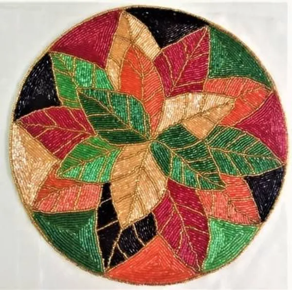 Multicolor_Poleyster_Placemats,_Printed_Design,14_Inch_Round,_Best_For_Bed-Side_Table/Center_Table,_Dining_Table/Shelves