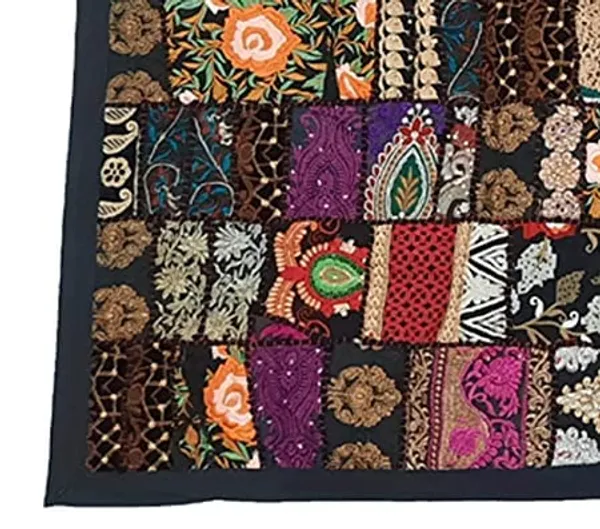 Multicolor_Cotton_Heavy_Embroidery_Patchwork_Wall_Hanging_Tapestry_Beaded_Home_Decor_Wall_Hanging_Wall_Decor_(Black_Beautiful)_(40_X_60)_Pack_Of_1