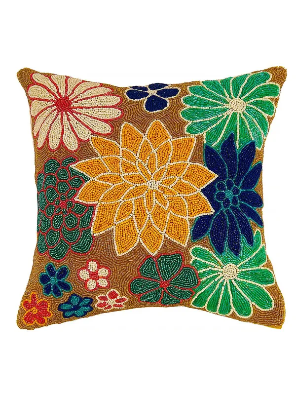 Multicolor_Aivik:100%_Beaded_Cushion_Covers_With_Prints_16X16_(40X40_Cm)_Pillowcases_For_A_Cushion_Yellow_Butterfly_And_Flower_Throw_Pillow_Sham_Floral_Cushion_Covers_For_Sofa_Couch_Bed_Chair_Pack_Of_2