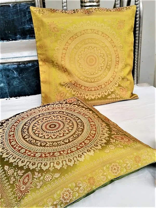 Yellow_Silk_Brocade_Embroidery_Silk_Cushion_Nd_Pillow_Covers_(16_X16_Inch)_For_Sofa_Bedroom_Bedroom,_Living_Room,_Office_Pack_Of_2