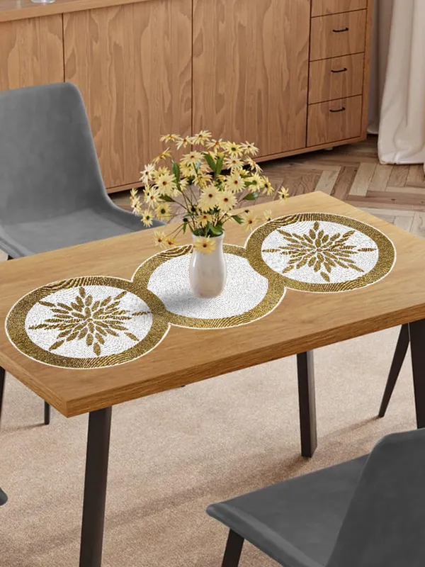 Beige_And_Gold_Center_Table_Runner_For_Coffee,_Dining_Table_-_14X36_Inch_-_Printed_Table_Runner