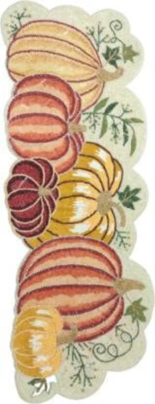 Pumpkin_Printed_Center_Table_Runner_For_Coffee,_Dining_Table_-_14X36_Inch_-_Printed_Table_Runner