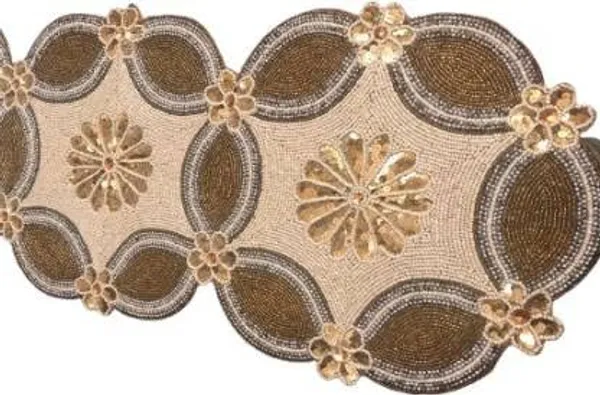 Brown_And_Beige_Center_Table_Runner_For_Coffee,_Dining_Table_-_14X36_Inch