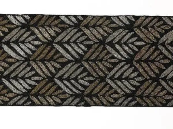 Black_White_Gold_Leaf_Center_Table_Runner_For_Coffee,_Dining_Table_-_14X36_Inch_-_Printed_Table_Runner