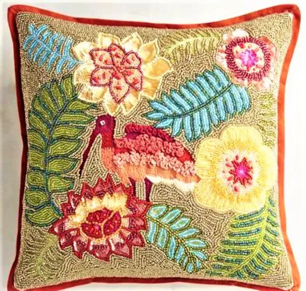 Multicolor_Printed_Cushions_&_Pillows_Case_Beaded_Swan_Pattern_(40.64_Cm*40.64_Cm,_Multicolor)