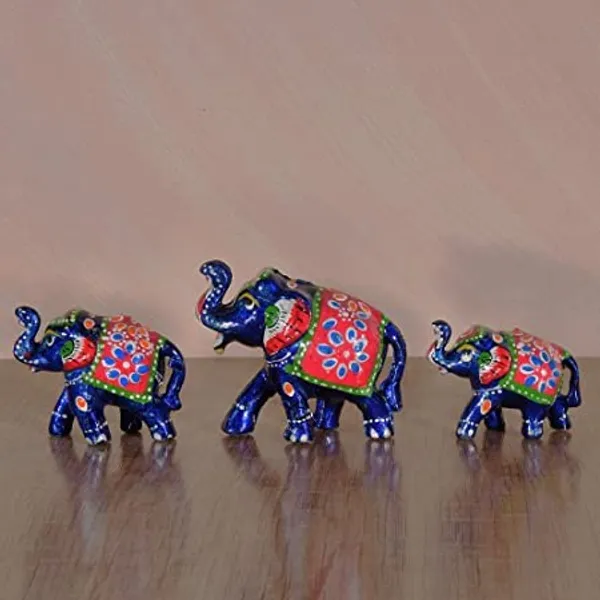 Gold_Handcrafted_Set_Of_6_Showpiece_Elephant_For_Decoration_For_Office,_Home_And_Gift_Purpose_Birthday,Occasional_&_Thankasgiving_Party_(20X10Cm,15X_8Cm,14X8_Cm)