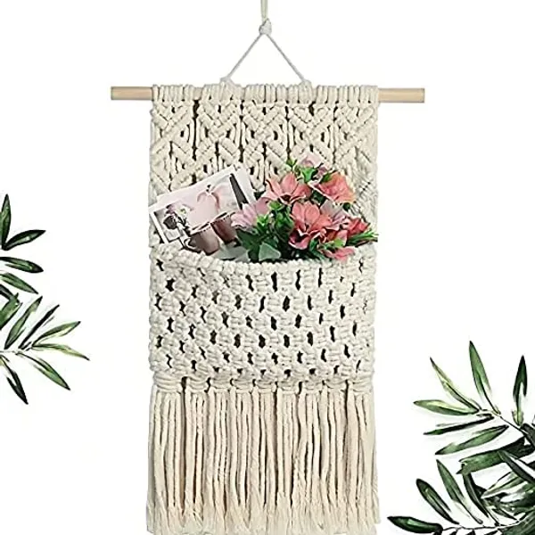 Beige_Macrame_Cotton_Plant_Hanger_|_Wall_Hook_Hanger,_Rope_Flower_Pot_Holder_For_Indoor_Outdoor_Balcony_Garden_|_Home_Decor_Flower_Planter_Hanging_Rope_[Pack_Of_1],_Pocket_Pattern