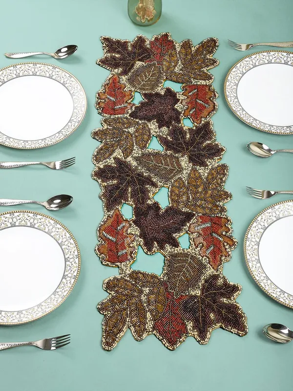 Multicolor_Premium_Handcraf_Beautiful_Beaded_Table_Runner_Craftsmanship_(13_*_36_Inches)
