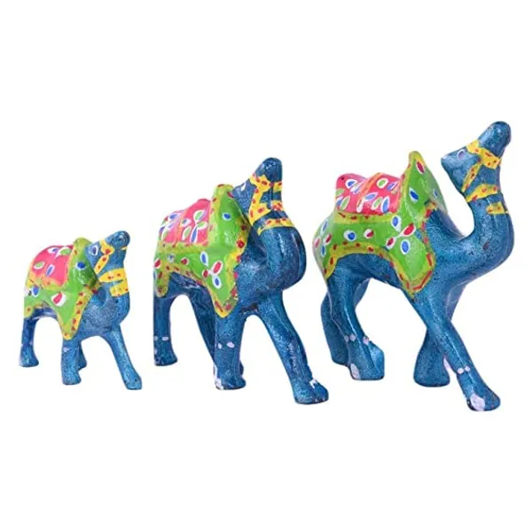 Gold_Handcrafted_Set_Of_3_Showpiece_Camel/Canon_For_Decoration_For_Office,_Home_And_Gift_Purpose_Birthday,_Occasional_Nd_Thankasgiving_Party_(20X10Cm,15X_8Cm,14X8_Cm)