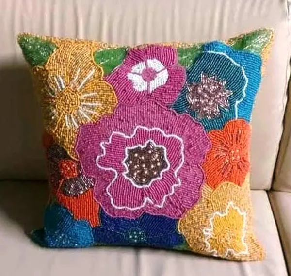 Multicolor_Printed_Cushions_&_Pillows_Case_Beaded_Floral_Pattern_(40.64_Cm*40.64_Cm_Multi)