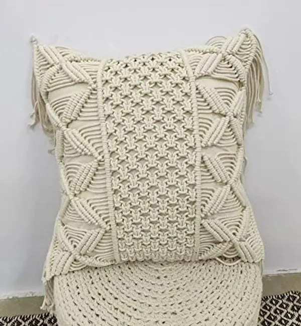 Multicolor_Bohemian_Cotton_Macrame_Square_Cushion_Cover_Throw_Pillowcases_Boho_Decors_For_Sofa_Couch_Bed_Living_Room_-_1_Pcs_Decorative_And_Comfy_Pillow_Case_(16X16,_Cream)_Off_White