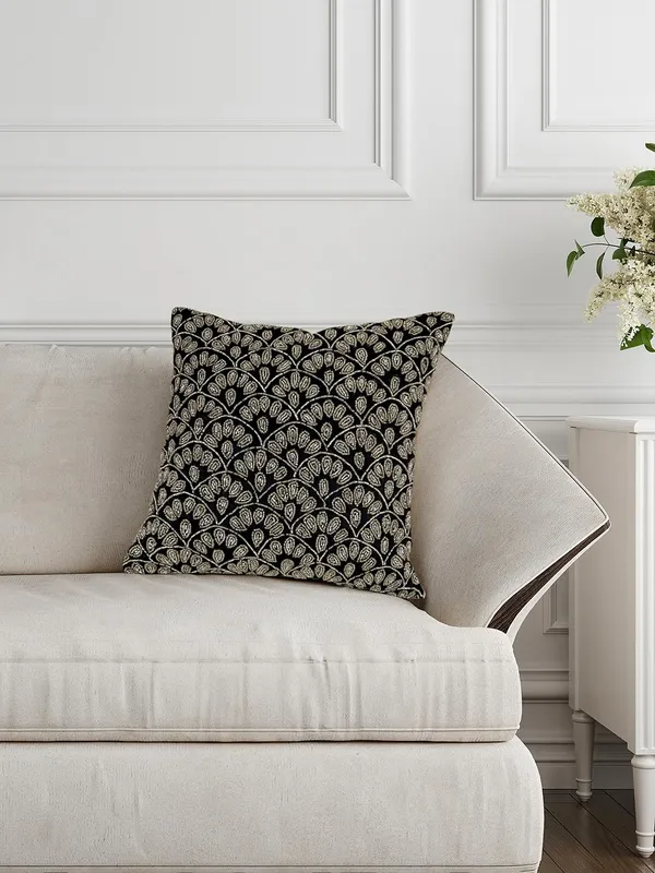 Silver_Printed_Cushions_&_Pillows_Case_Beaded_Silverjaal_Pattern_(40.64_Cm*40.64_Cm,_Silver)