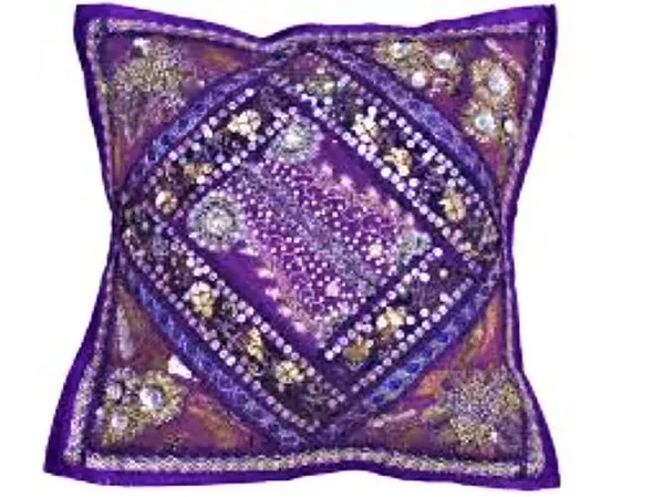 Multi_Patch_Embroidery_Silk_Cushion_Nd_Pillow_Covers_(16_X16_Inch)_For_Sofa_Bedroom_Bedroom,_Living_Room,_Office_(Multicolor_Purple)_Pack_Of_1