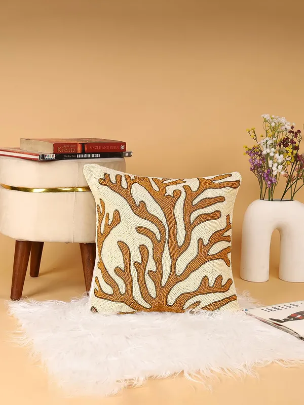 Multicolor_Printed_Cushions_&_Pillows_Case_Beaded_Floral_Pattern_(40.64_Cm*40.64_Cm)