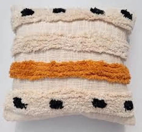 Multicolor_Tufted_Cotton_Cushion_Nd_Pillow_Covers_For_Sofa_Bedroom_Bedroom,_Living_Room,_Office(16_X16_Inch)_Pack_Of_1