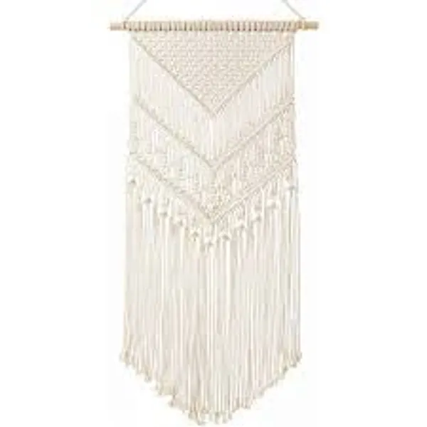 Beige_Macrame_Wall_Hanging_&_Boho_Wall_Decor_For_Apartment_Dorm_Baby_Room_Bedroom_Nursery_Above_Bed_Wallsmacrame_Wall_Decor_Cum_Wall_Art_For_A_Bohemian_Room_Decor_Small_Pattern