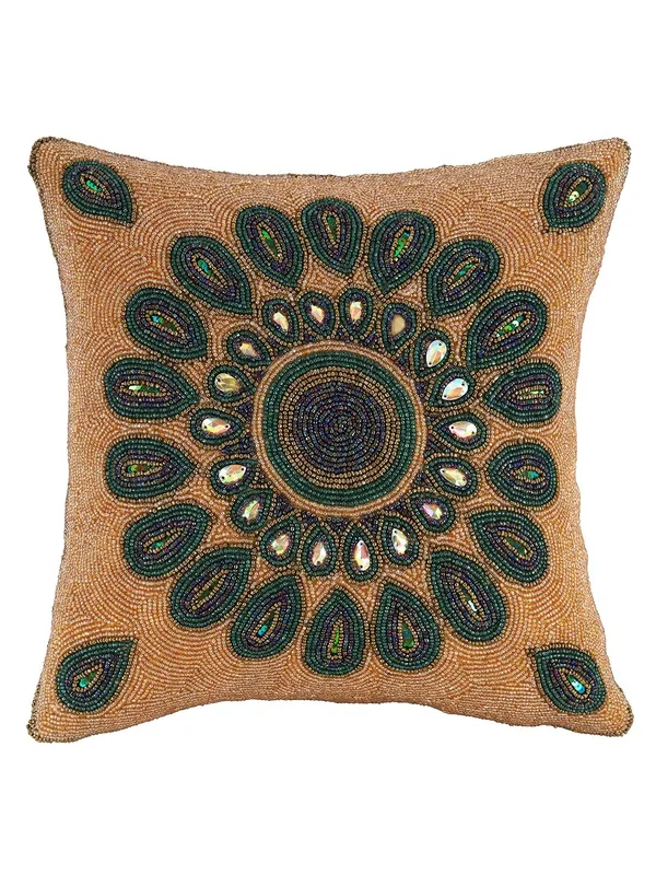 Multicolor_Printed_100%_Beaded_Cushion_Covers_Cushion_Case_Pillowcases_16X16_Inches_(40X40_Cms)_Throw_Pillow_Sham_Floral_Cushion_Covers_For_Sofa_Couch_Bed_Chair_Pack_Of_1