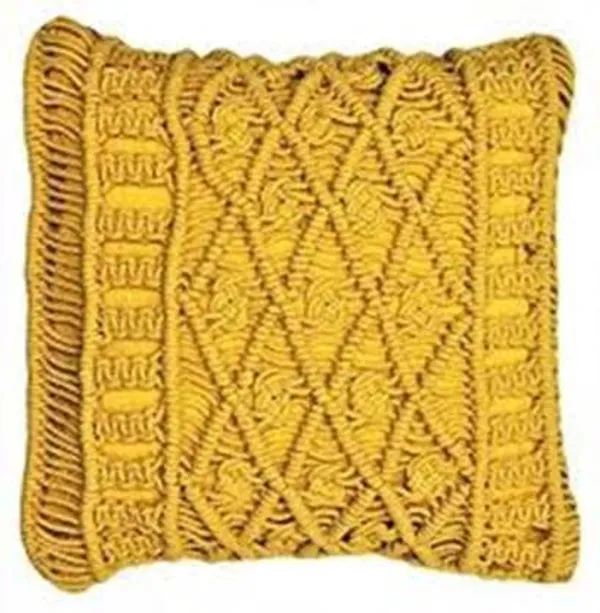 Yellow__Cotton_Macrame_Handmade_Knit_Floor_Cushion_Throw_Pillow_Cover_(Large_-_16X16_Inch)