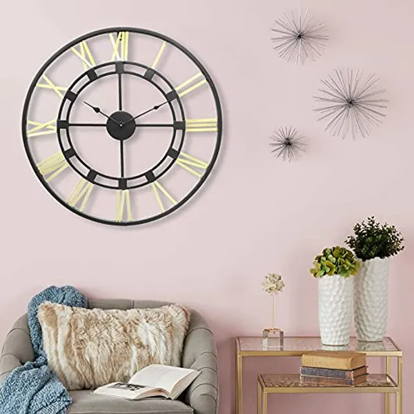 Multicolor_Iron_Premium_&_Elegant_Rust_Free_Wallclock_Of_(24_X_24)_In