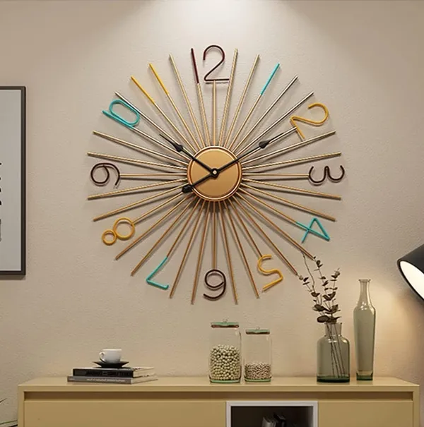 Multicolor_Iron_Premium_&_Elegant_Rust_Free_Wallclock_Of_(24_X_24)_In