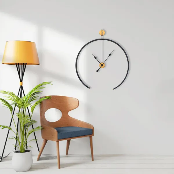 Gold_&_Black_Iron_Premium_&_Elegant_Rust_Free_Wallclock_Of_(24_X_24)_In