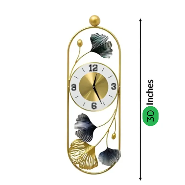 Multicolor_Iron_Premium_&_Elegant_Rust_Free_Wallclock_Of_(9_X_30)_In