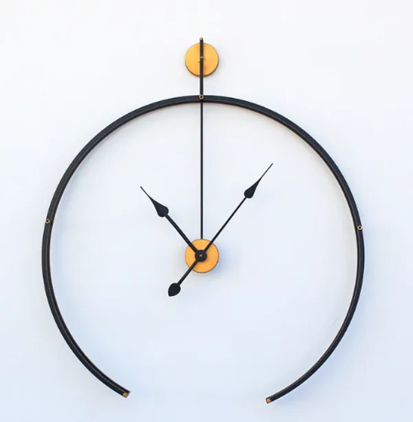 Gold_&_Black_Iron_Premium_&_Elegant_Rust_Free_Wallclock_Of_(24_X_24)_In