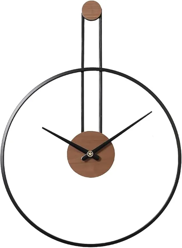 Black_&_Brown_Iron_Premium_&_Elegant_Rust_Free_Wallclock_Of_(18_X_24)_In